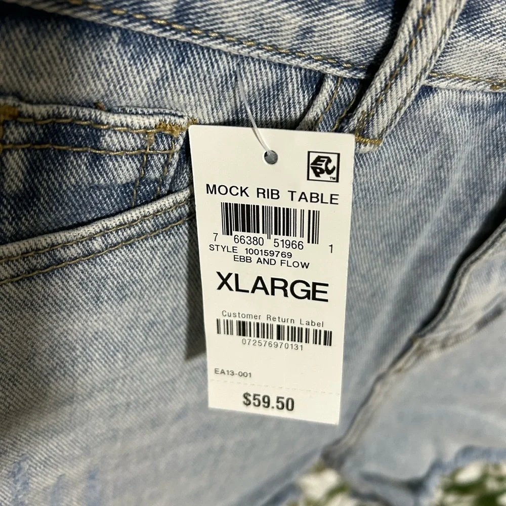Blue High-Waisted Distressed Jean Shorts